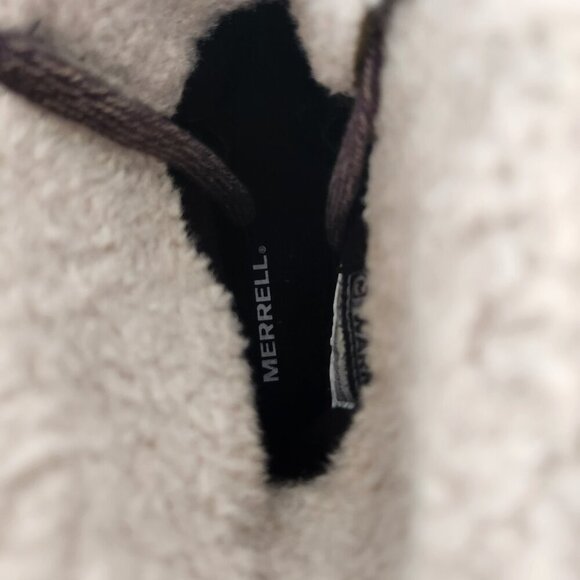 Merrell Womens Size 7. 5 Haven Polar Waterproof Mid Lace Winter Boots Olive Gray - Picture 9 of 15